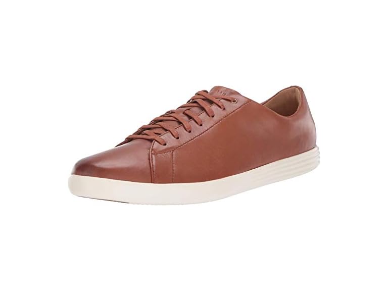 Cole Haan Men's Grand Crosscourt Ii Sneaker, TAN Leather BURNSH, 9.5