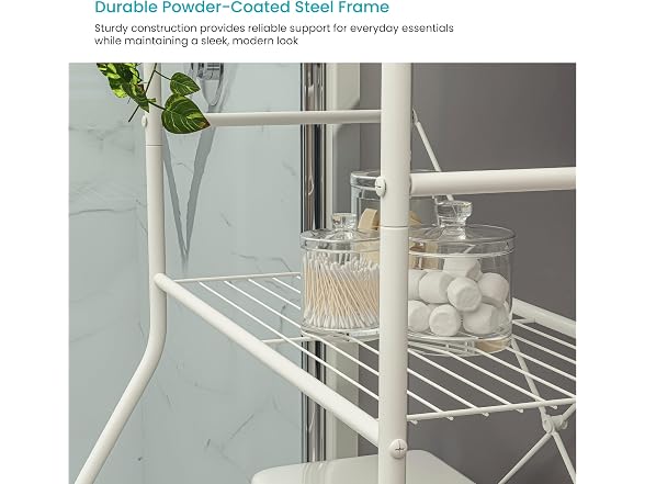 Home Zone Living Over-the-Toilet Bathroom Storage 