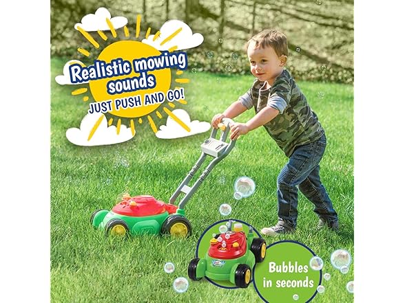 Maxx Bubbles Deluxe Bubble Lawn Mower