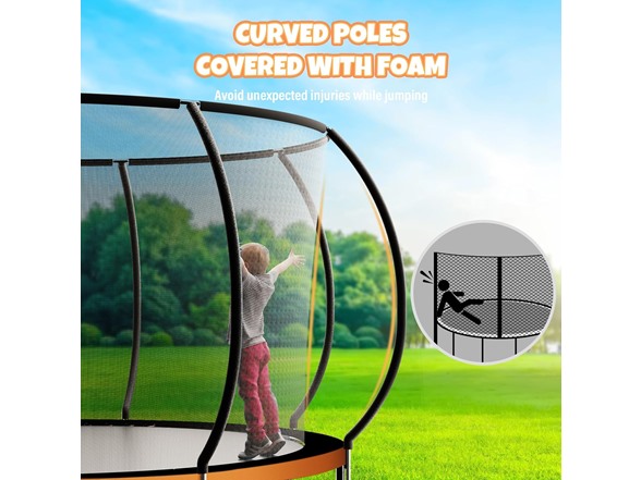 Kiivakii Trampoline 12FT Outdoor Trampoline