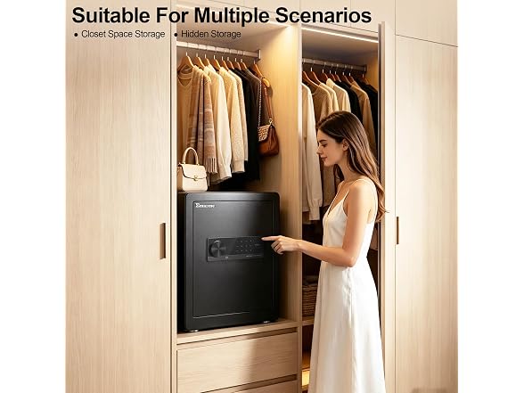 Emasme 2.0cu ft Fireproof Home Safe