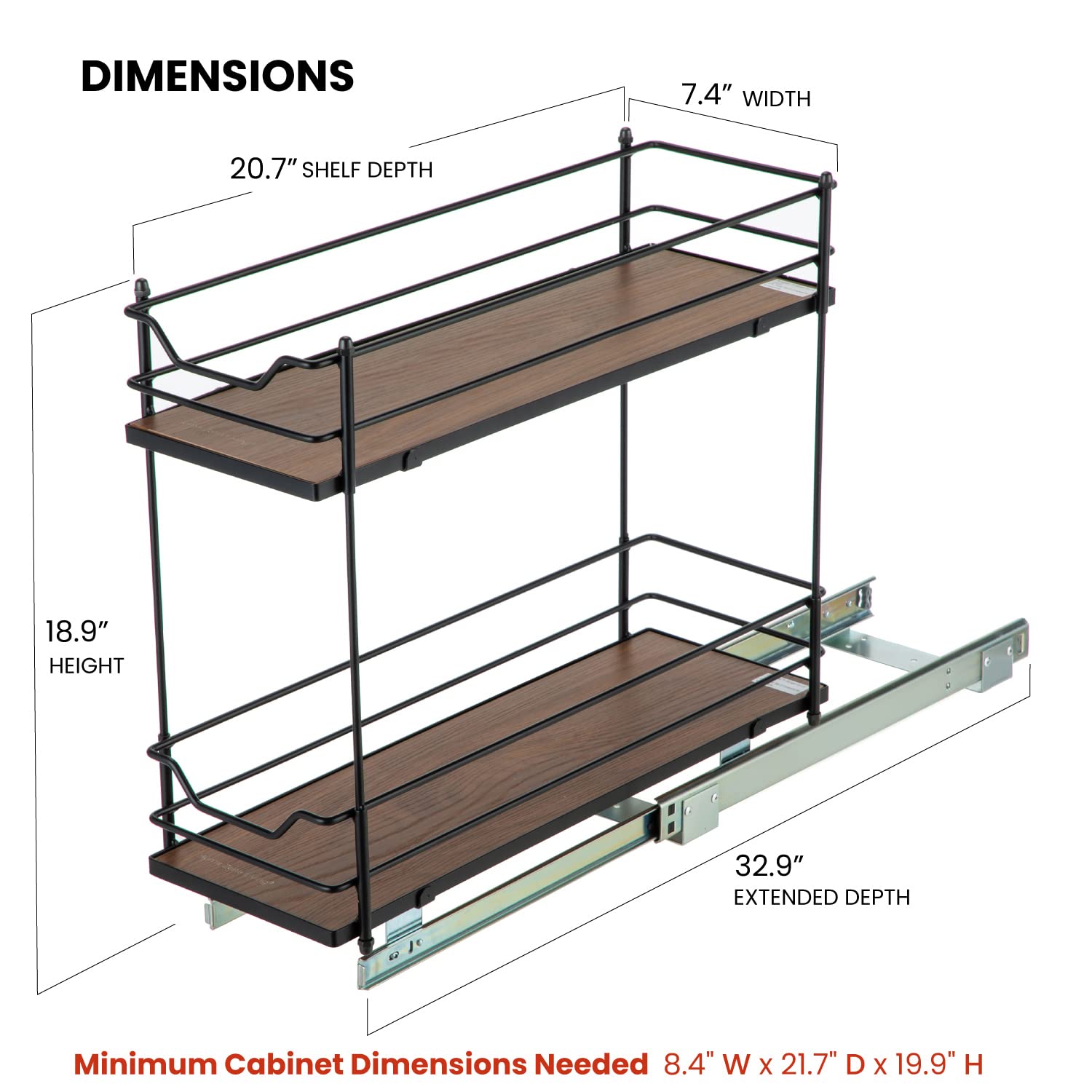 2-Tier Pull Out Cabinet Organizer - Gallery 21