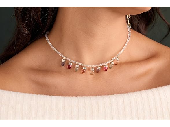 Alex and Ani Christmas Muted Light Bulb Necklace