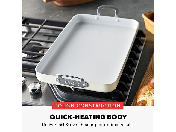 GreenPan x Bobby Flay 18" x 11" Nonstick Griddle