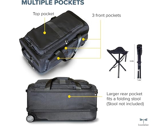 Travolution Dance Bag with Garment Rack