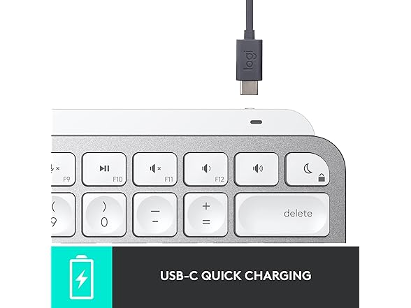 Logitech MX Keys Mini for Mac Minimalist Wireless Keyboard, (Open Box)