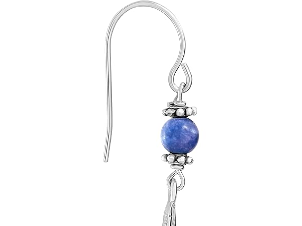 Amazon Essentials Feather Lapis Earrings