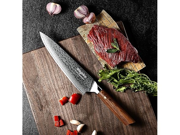 aisyoko Damascus VG-10 chef knife 8-inch