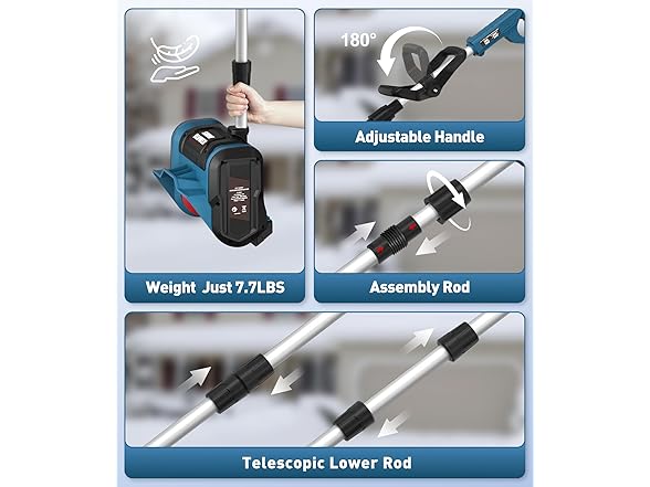 Giosuan Cordless Electric Snow Shovel