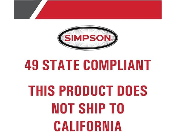 Simpson 4400 PSI Gas Pressure Washer PS60843