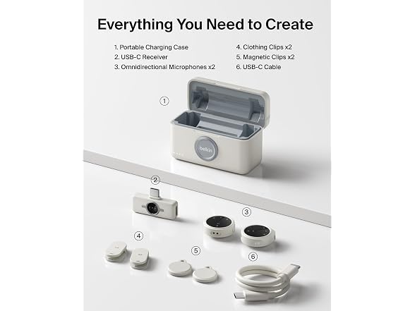 Belkin Stage Wireless Mini Microphone
