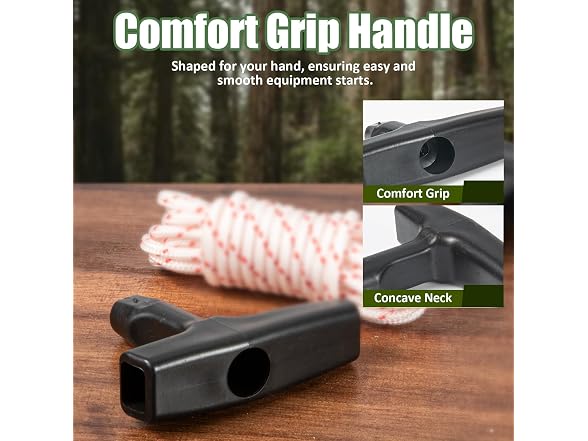 URANNBRIKS GAR-106 (3 Pack) 10ft Lawn Mower Pull Cord