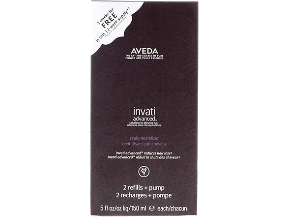 Aveda Invati Advanced Scalp Revitalizer Duo Pack Total of 10 oz
