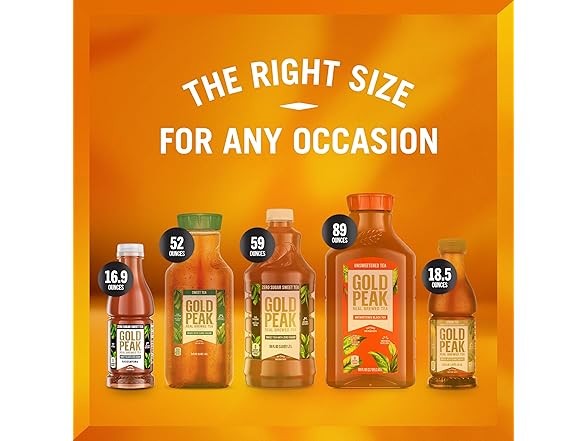 6PK Gold Peak Iced Tea, Zero Sugar Sweet