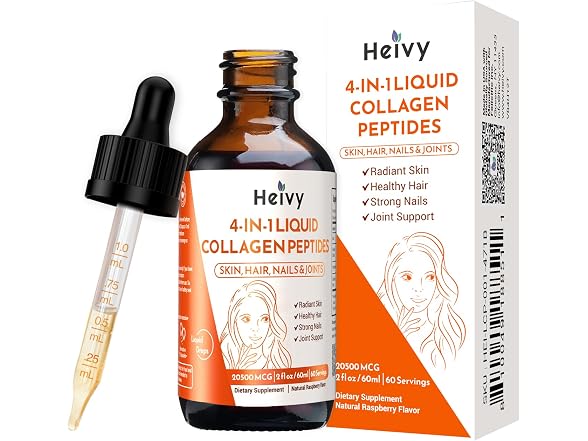 Heivy 4in1 Liquid Collagen Peptides 2 oz