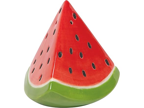 Jubilee Melon Pop Stoneware Salt and Pepper Shakers