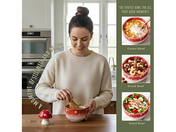 KOIMYSA Matcha Set With Mushroom Design