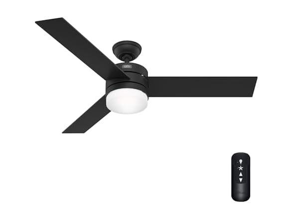 Hunter Fan 54" w/ Light Kit and Remote