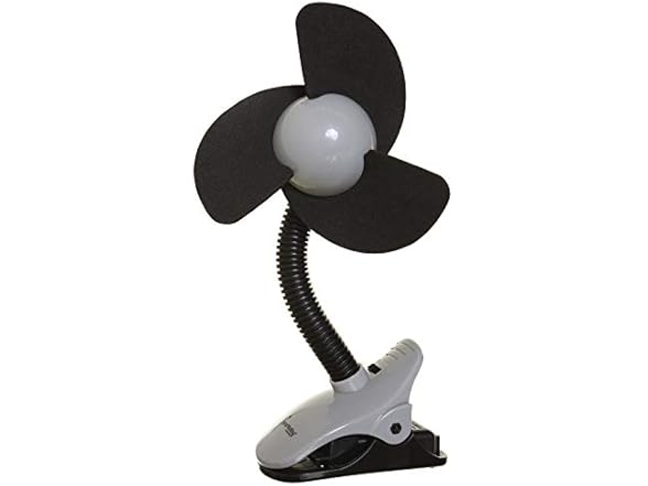 Dreambaby Deluxe EZY-Fit Clip on Fan with Soft Fins