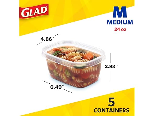 Glad Food Storage Containers