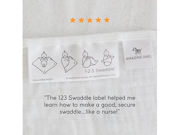 Amazing Baby Muslin Swaddle Blanket