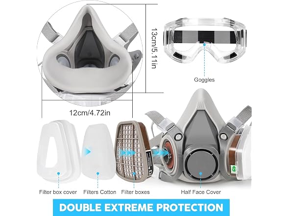 BAOMAO CON-110 Respirator Mask