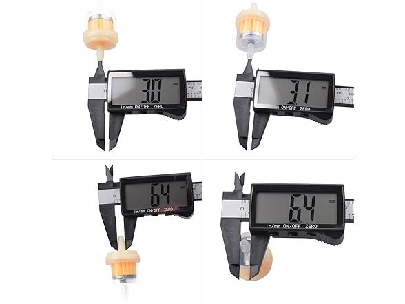 1/4 Gas Fuel Line Kit Filters Clamps