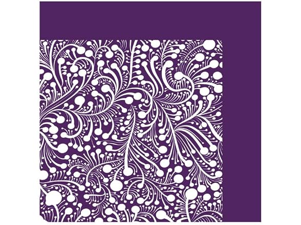 Bluesky Trading Cocktail Napkins Purple Shrub Case