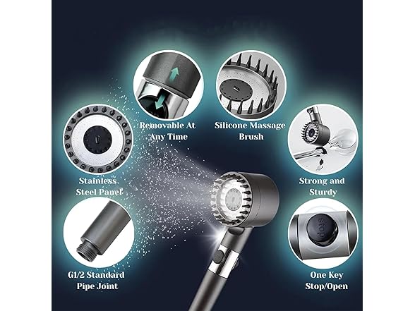MAIYUE Ion Drops Filtered Showerhead