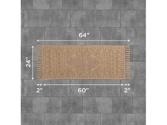French Connection Nellore Rug 24x64 Tpe
