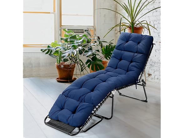 GRAFFY Patio Chaise Lounge Cushion, 72" x 22" x 4"