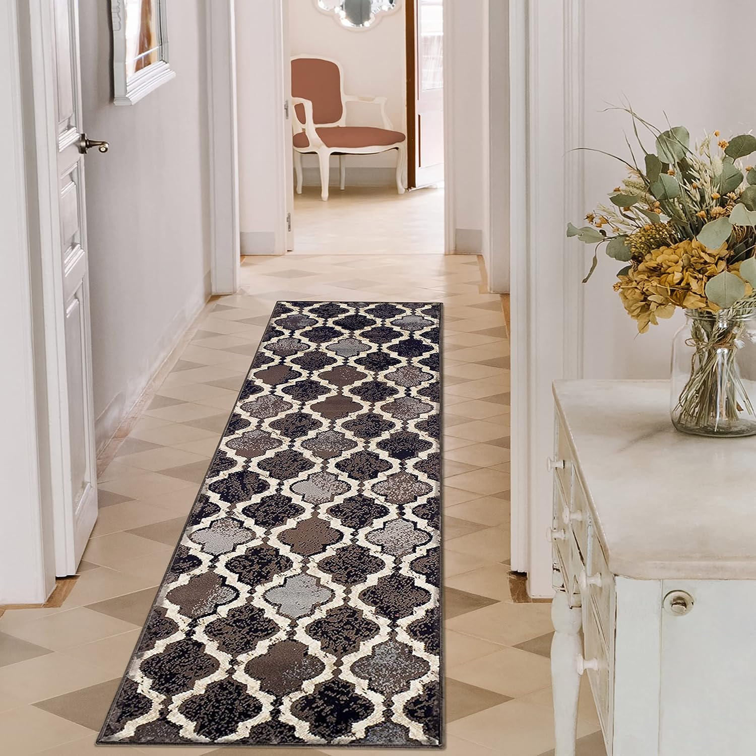 Superior Contemporary Trellis Geometric Indoor Rug (Your Choice) - Gallery 16