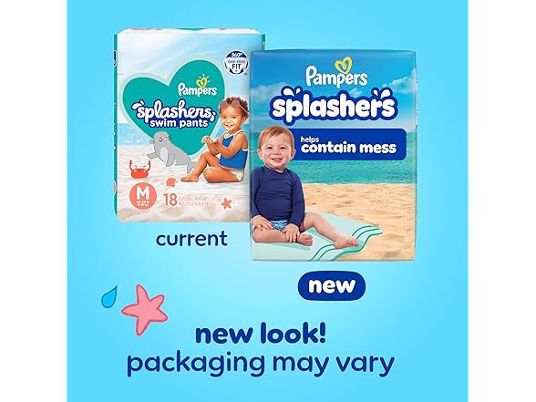 Pampers Splashers Swim Diapers Sz4