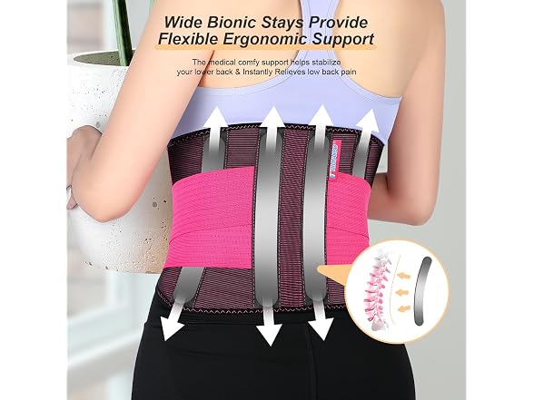 T TIMTAKBO NS526042 back brace for women