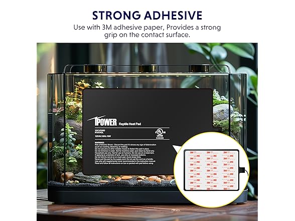 iPower Reptile Heat Pad 8 by12 Inch