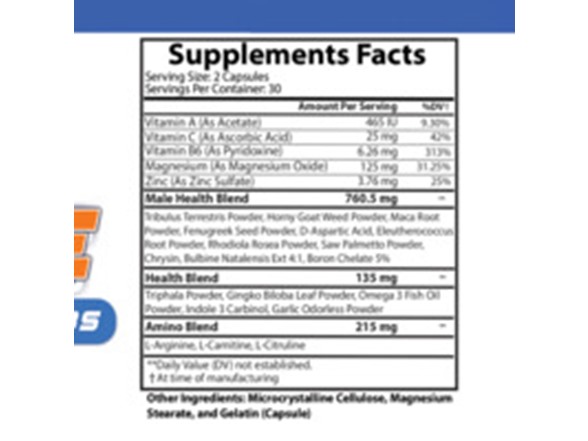 (2pk) Angry Supplements Active Men's Multi-Vitamin