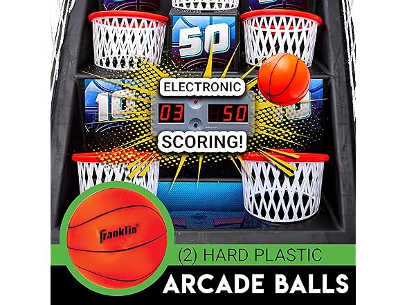 Franklin Sports Anywhere Basketball Arcade Game