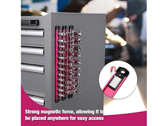 WORKPRO Magnetic Socket Organizer (Your Choice)