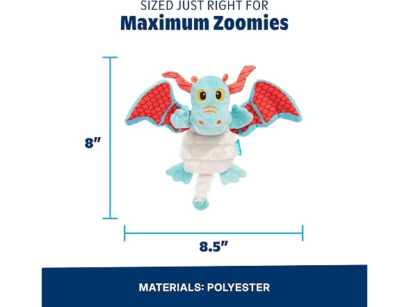 Barkbox Grimbold the Dragon Dog Toy | Plush