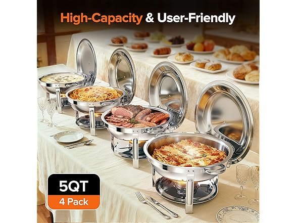 Chezerra Chafing Dishes for Buffet