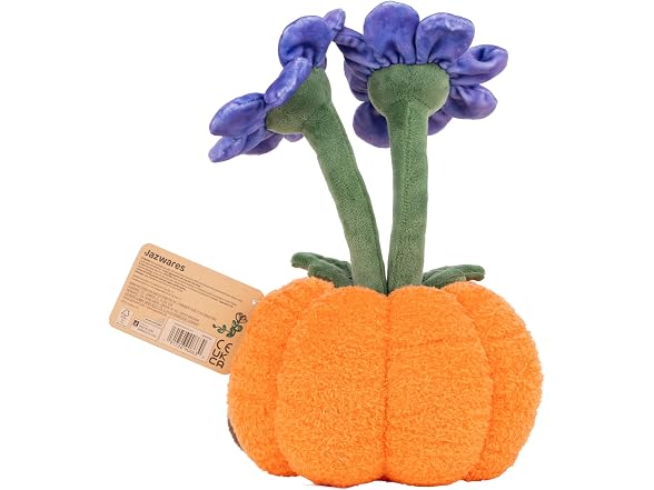 Russ Greenhouse 12-Inch Pumpkin Flower Plush