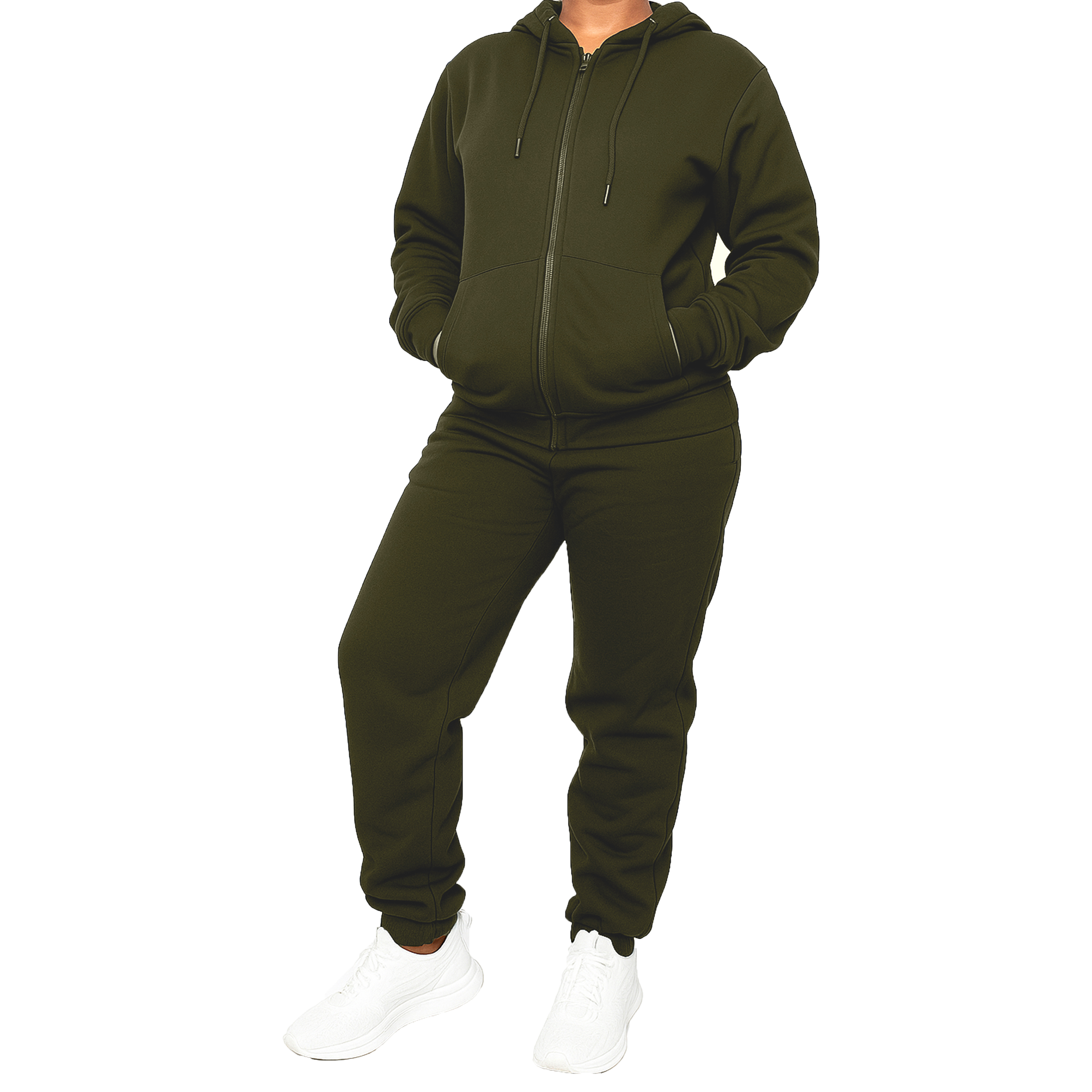 Womens Fleece-Lined Hoodie & Jogger Sets - Gallery 26