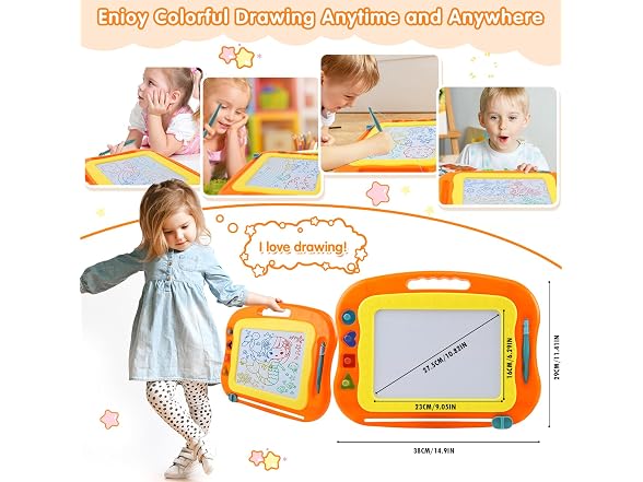 BABLOCVID Magnetic Doodle Board