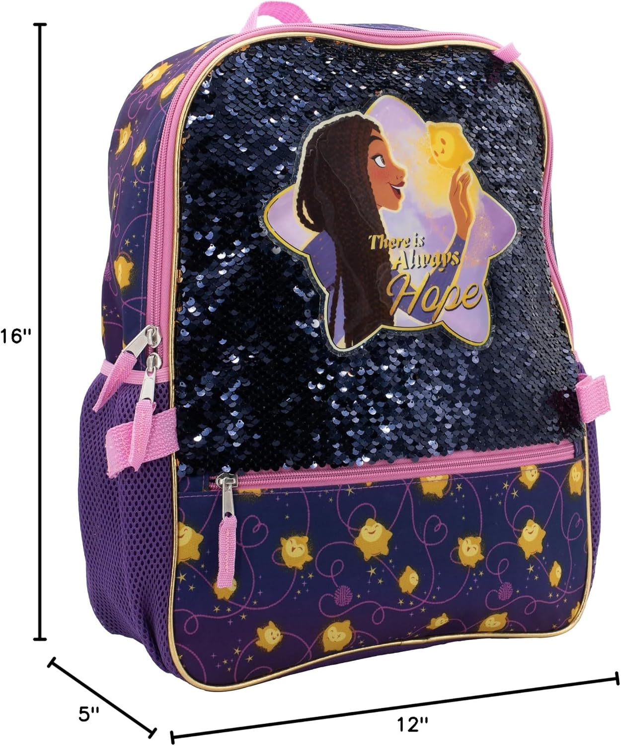 (4 Piece) 16" Disney Wish Backpack - Gallery 12