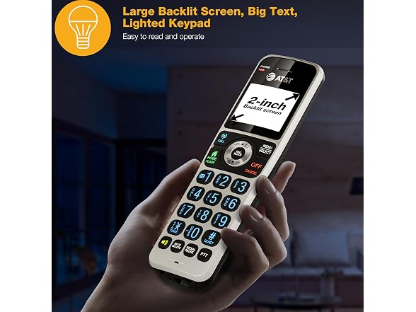 AT&T BL3107-4 DECT 6.0 4-Handset Cordless Phone