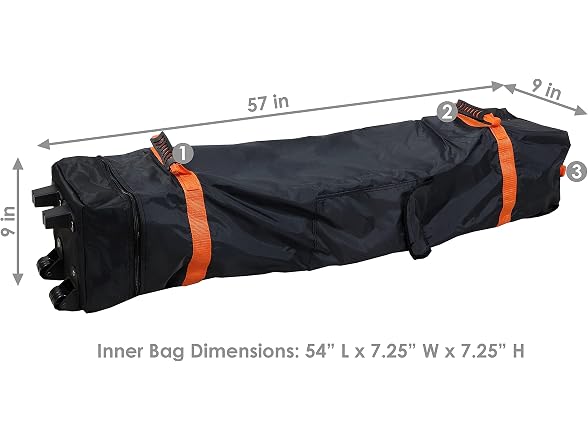 Sunnydaze Premium Canopy Bag Black