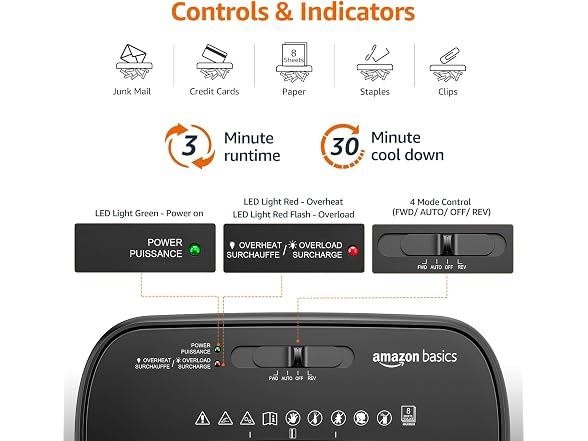 Amazon Basics Amazon Basics 8-Sheet High Security