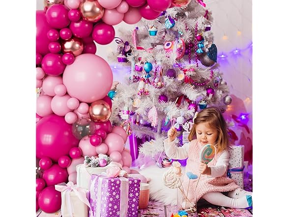 ZBYDNG Pink Balloon Garland Arch Kit