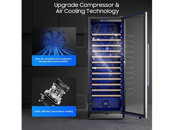 Vushine 24 Inch Wine Cooler