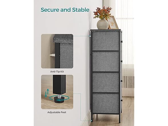 SONGMICS Dresser for Bedroom